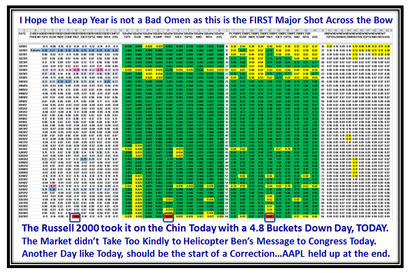 Leap Year Age Chart